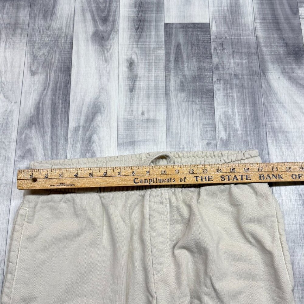 ✅Mens XL Talentless Sweatpants Embroidered Logo Ivory/Bone Joggers Streetwear - Picture 7 of 11